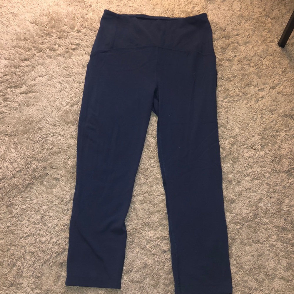 Blue lululemon leggings. Size 6